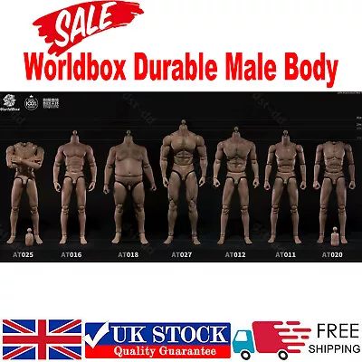 Buy Worldbox 1/6 Scale Male Body Figure Model Fit Hot Toys Phicen Head Crazy Durable • 6.70£