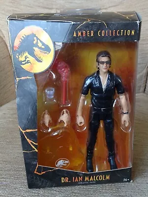 Buy Mattel Jurassic World Park Amber Collection Dr  Ian Malcolm Action Figure Boxed • 35£