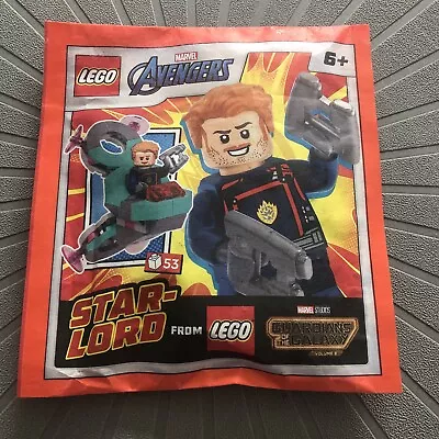 Buy LEGO MARVEL AVENGERS. STAR LORD(PETER QUILL) Mini Figure. New • 1.99£