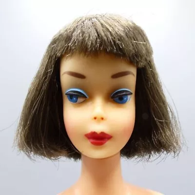 Buy PINK SKIN American Girl Vintage Barbie Brunette Doll 1070 - 1966 • 1,884.25£