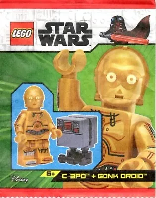 Buy New - LEGO Star Wars - C-3PO And Gonk Droid Set - 912310 - Sw1201 & Sw1314 • 5.99£