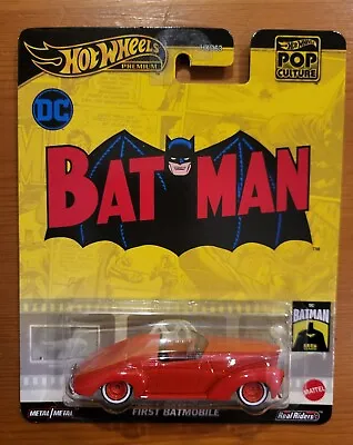 Buy NEW Hot Wheels Premium Pop Culture, Batman First Batmobile • 7.99£
