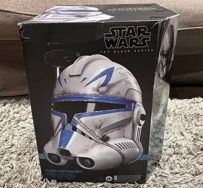 Buy Star Wars Captain Rex Black Series Premium Electronic Helmet Prop Replica SEALED • 119.95£