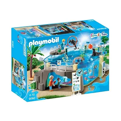 Buy PLAYMOBIL Family Fun Aquarium With Water Enclosure (9060) Brand New Sealed • 38.99£