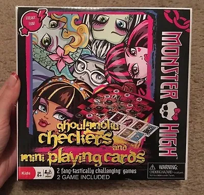 Buy Monster High Ghoul-Moku Checker & Mini Playing Cards • 11.36£