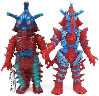 Buy Ultra Monster Ultraman Kaiju ALIEN HIPPORIT 1984 & SUPER HIPPORIT 2008 BANDAI JP • 58.55£