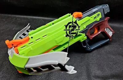 Buy NERF Zombie Strike Green Crossbow Tested And Working  • 12£
