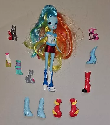 Buy My Little Pony Equestria Girls Rainbow Rocks Bundle Shoes Doll Job Lot  • 12£