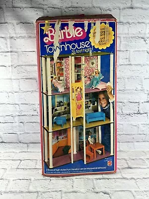 Buy RARE 1977 Vintage Barbie Townhouse W/ Elevator - 3 1/2' High! - No Furniture • 79.18£