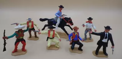 Buy Vintage 70's Timpo American Wild West MOUNTED SHERIFF  MEXICAN COWBOYS JOB LOT • 14.99£