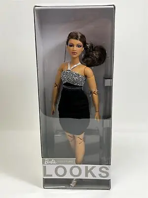 Buy Barbie Signature Looks #12 Doll Curvy Brunette Ponytail Mattel HBX95 • 48.99£
