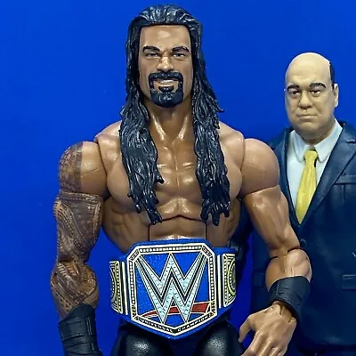 Buy WWE Custom Wrestling Belt - Mattel - Blue Universal • 2.99£
