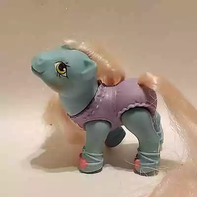 Buy Vintage My Little Pony MLP Babies Baby Tippy Toes Blue White Haired 90s Toy • 21.30£
