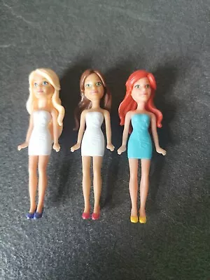 Buy Mini 3.5 Inch Barbie Mini Dolls Figures X3 • 5.90£