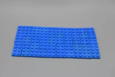 Buy LEGO 50 X Base-Plate 2x2 Blue Basic Plate 3022 302223 • 2.46£