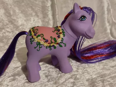 Buy My Little Pony G1 Custom   Berry Blossom   OOAK Sculpted Vintage Purple 80s • 30£