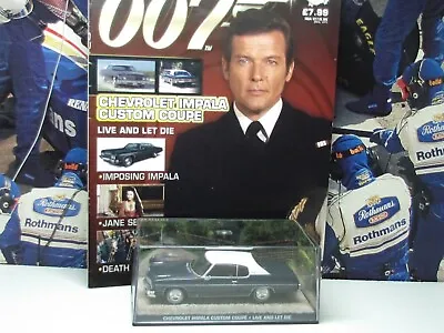 Buy EAGLEMOSS - James Bond 007 - CHEVROLET IMPALA  - 1/43 SCALE MODEL CAR - #109 • 14.99£