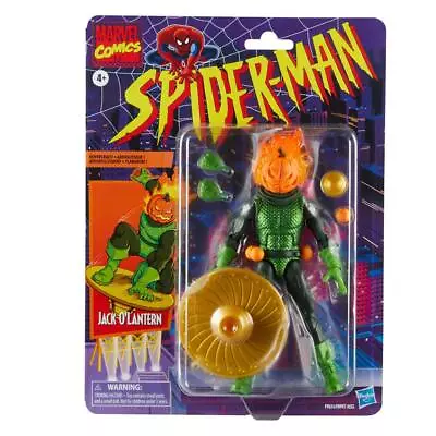 Buy Spider-Man Marvel Legends Retro Collection Jack O'Lantern Figure Toy Hasbro • 34.95£