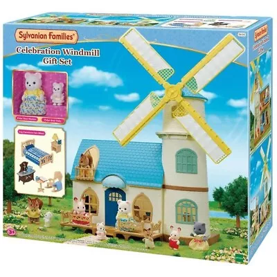 Buy NEW Sylvanian Families Celebration Windmill Set 36pce • 110£