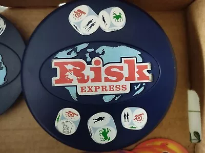 Buy Risk Express Board Game Travel Family Hasbro Parker 2006 Complete Dice Game • 25£