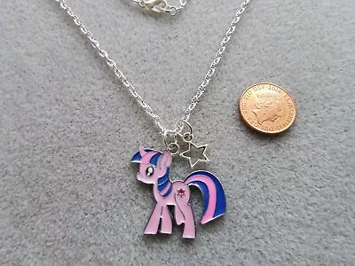 Buy My Little Pony Twilight Sparkle Enamel Pendnat Necklace 16  Birthday Gift # 298 • 4.99£