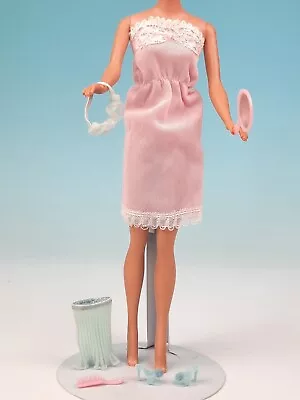 Buy Vintage Original Barbie Outfit 911 Negligee Accessories Shoes ++ 1960s TOP • 33.39£