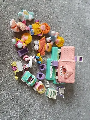 Buy Vintage 1988 Fisher Price Smooshee House With Extra Dolls And All Accessories • 100£