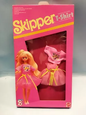 Buy Barbie Skipper - Dress T-Shirt - Mattel Pink Dress For Vintage '80s Skipper • 15.42£