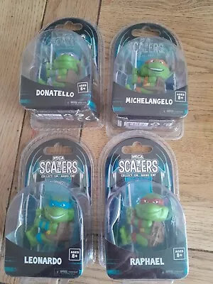 Buy Neca Scalers - Teenage Mutant Ninja Turtles (Set Of 4) Leo, Raph, Mikey, Don • 10£