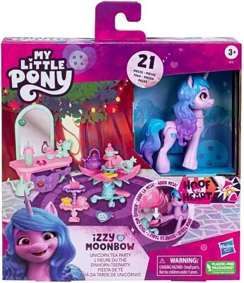 Buy My Little Pony Unicorn Tea Party Izzy Moonbow 21 Pieces - Brand New In Box • 14.95£