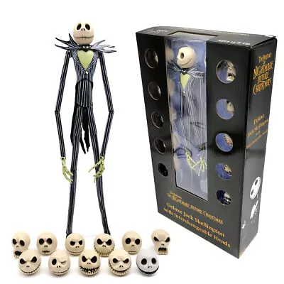 Buy The Nightmare Before Christmas Jack Skellington 12 Skull Heads Action Figure Toy • 49.99£
