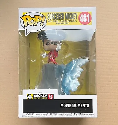 Buy Funko Pop Disney Movie Moments Sorcerer Mickey #481 + Free Protector • 59.99£