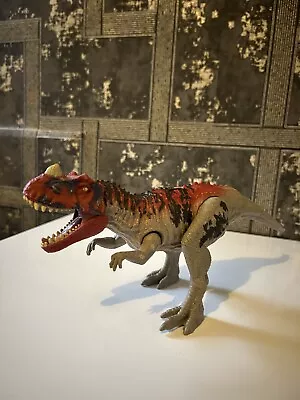 Buy Mattel Jurassic World Camp Cretaceous Ceratosaurus Dinosaur Figure With Sounds • 11£