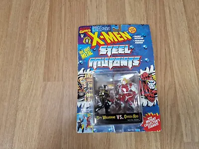 Buy New / Sealed - 1994 - Toy Biz - X-Men Steel Mutants - Wolverine Vs Omega Red • 13.99£
