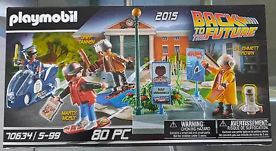 Buy NEW & Sealed Playmobil 70634 Back To The Future 2015 BTTF Hoverboard Chase Set • 19.99£