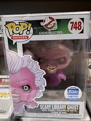 Buy Funko Pop Vinyl Scary Library Ghost #748 From Ghostbusters Ltd Ed Pop Protector! • 13.95£
