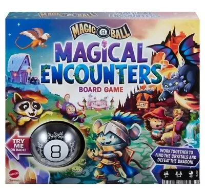 Buy Mattel Magic 8 Ball Magical Encounters Board Game New Free Shipping  • 19.21£