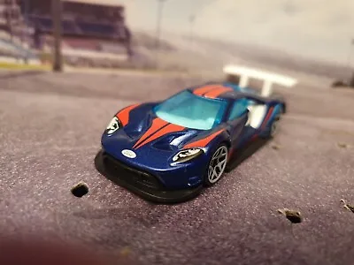 Buy Hot Wheels MOTOR SHOW  2016 FORD GT RACE No Packaging  Blue Version • 2.99£