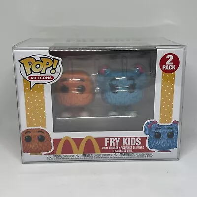 Buy Ad Icons - Fry Kids - Funko 2 Pack Pop Green Pop Protector New Uk Stock • 19.99£