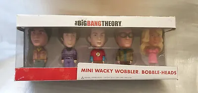 Buy OG Funko 2012 The Big Bang Theory Wobbler Bobble Heads Figurines 5 Pieces Boxed • 100£