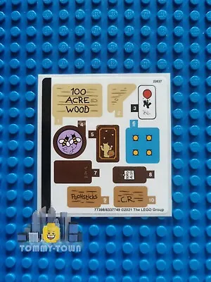 Buy Lego Ideas STICKER SHEET 1 ONLY For Lego Set 21326 Winnie The Pooh - Brand New • 4.99£