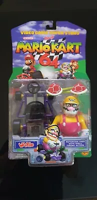Buy Toy Biz Nintendo 64 Mario Kart Figure Go Kart Wario RARE • 599.99£
