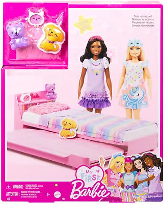Buy Barbie Furniture For Preschoolers, My First Barbie Bedtime Playset • 29.99£