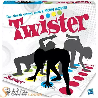 Buy Hasbro Twister The Classic Family Game With 2 More Moves • 14.99£