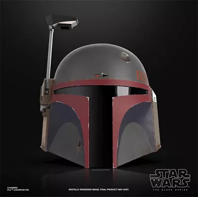 Buy Star Wars Black Series Boba Fett Re-Armored Premium Electronic Helmet Life Size • 179£