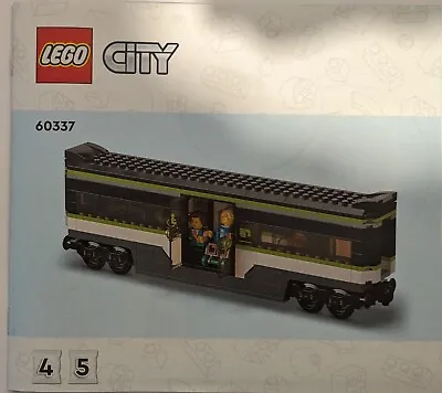 Buy LEGO Train Carriage ONLY Express Passenger Train 60337 Spare Coach (New Sealed)  • 24.95£