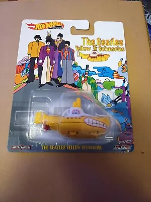 Buy Hotwheels Premium Real Riders The Beatles Yellow Submarine • 10£