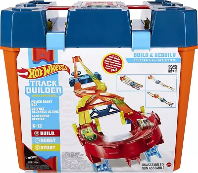 Buy Hot Wheels Track Builder Unlimited Power Boost Box Compatible Id Four Plus Buil • 131.30£