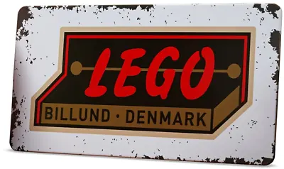 Buy LEGO VIP 1950's Retro Tin Metal Poster Sign Plate Billund Denmark (5007016)  • 20.82£