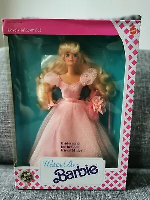 Buy 1990 Barbie Wedding Day #9608 Mattel Nrfb Nib  • 92.63£